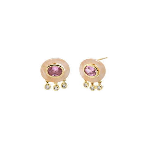 Finley Drop Stud Earrings