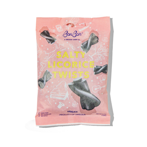 Swedish Candy - Salty Licorice Twist - 4.2oz