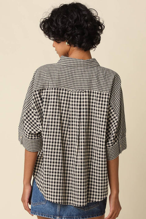 Brielle Gingham Blouse