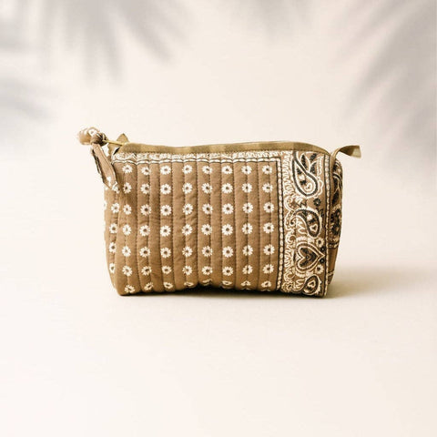 Small Olive Bandana Pouch
