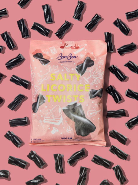 Swedish Candy - Salty Licorice Twist - 4.2oz