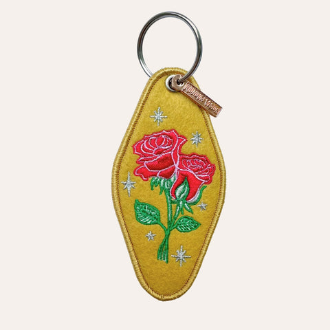 Roses Patch Keychain