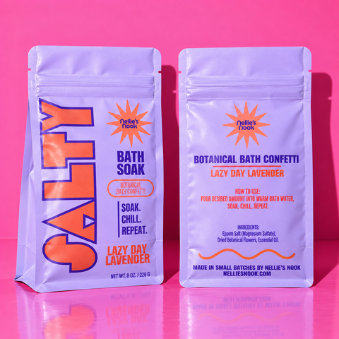 SALTY Botanical Bath Confetti - Lazy Day Lavender