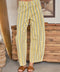 Naomi Striped Barrel Pants