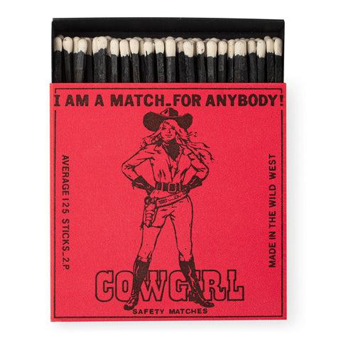Cowgirl Safety Matches