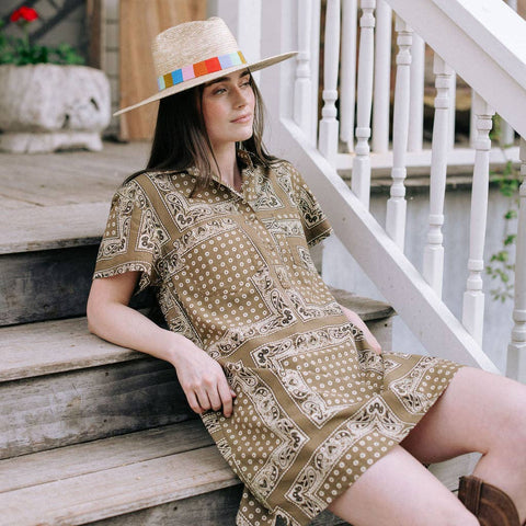 Tegan Bandana Mini Dress