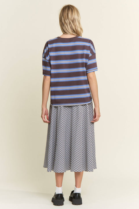 Emery Stripe Oversized Top