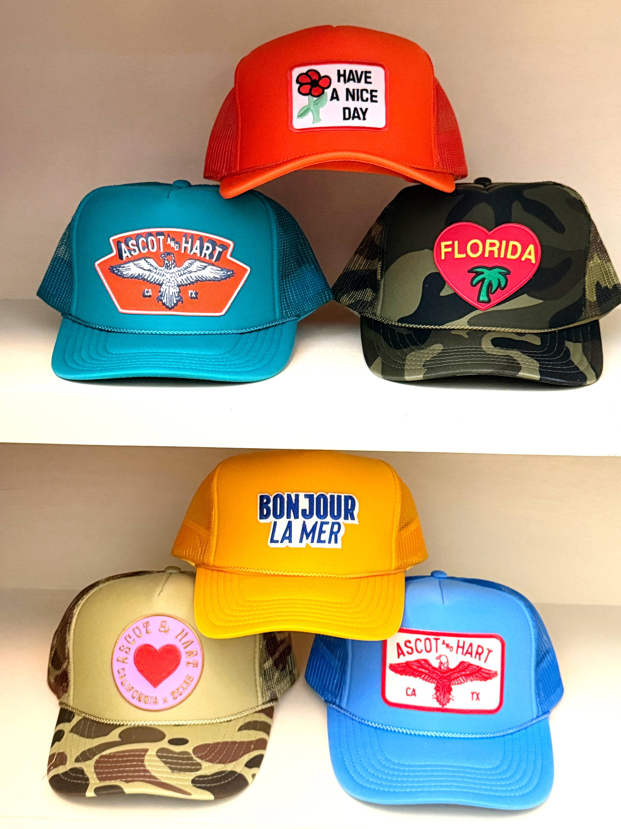 Custom Patch Trucker – ascot hart