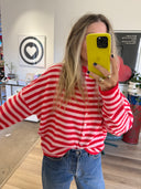 Leighton Striped Cardigan