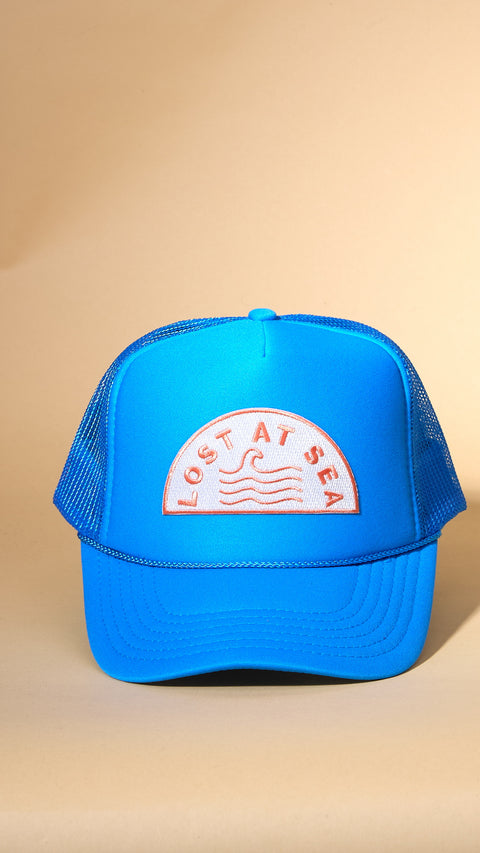 Lost At Sea Patch Trucker
