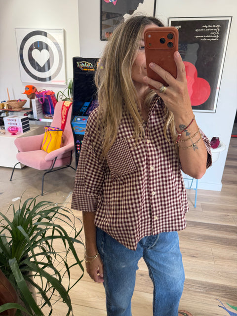 Brielle Gingham Blouse