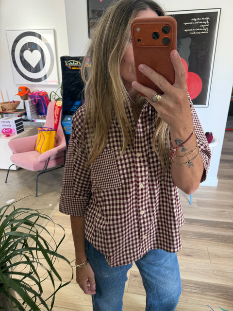 Brielle Gingham Blouse