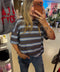 Emery Stripe Oversized Top