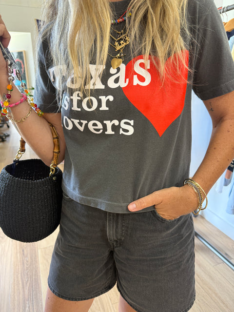 Texas Is For Lovers Crop Top