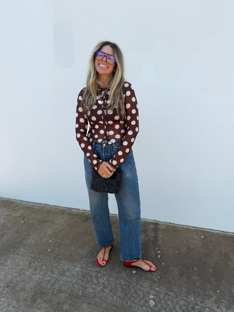 Lillian Polka Dot Blouse