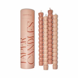 Pink / Blush Unscented Taper Candles (Set of 4)