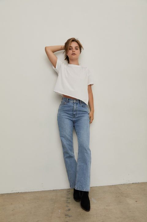 Ascot + Hart Raw Edge Tee