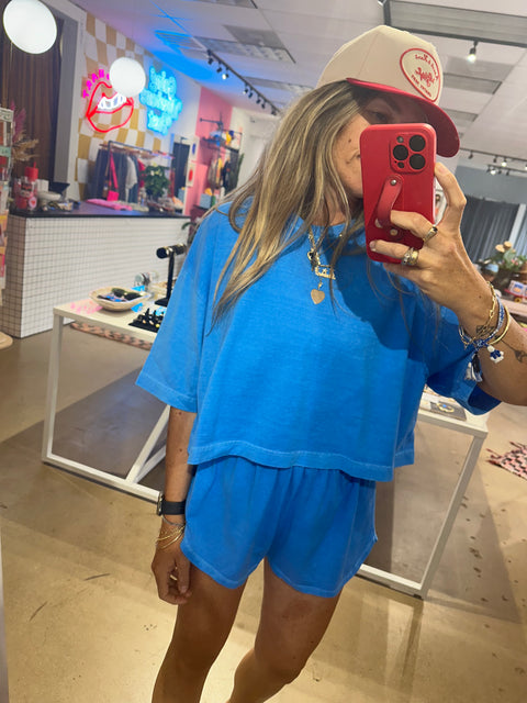 A+H Oversized Crop Tee
