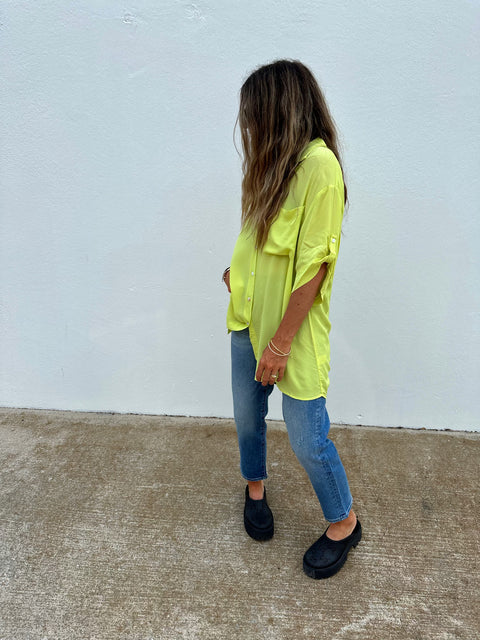 Charlie High Rise Classic Straight Ankle Denim