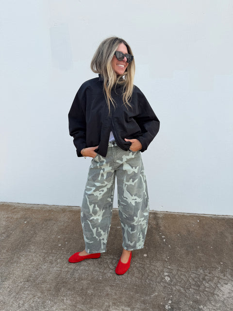 Everly Camo High Rise Jeans