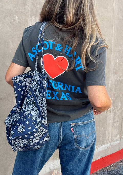 A+H Stroked Heart Tee