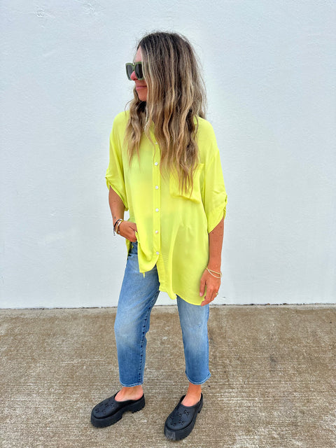 Charlie High Rise Classic Straight Ankle Denim