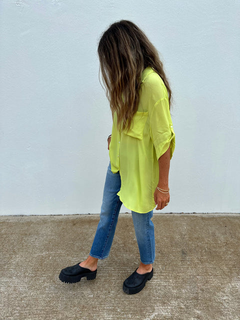 Charlie High Rise Classic Straight Ankle Denim