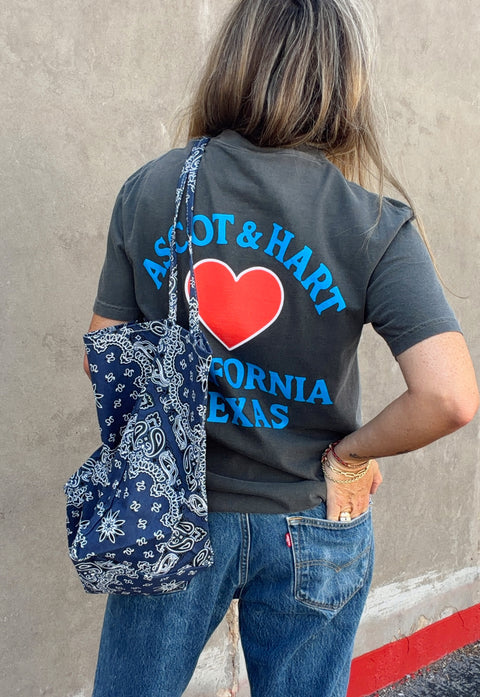A+H Stroked Heart Tee