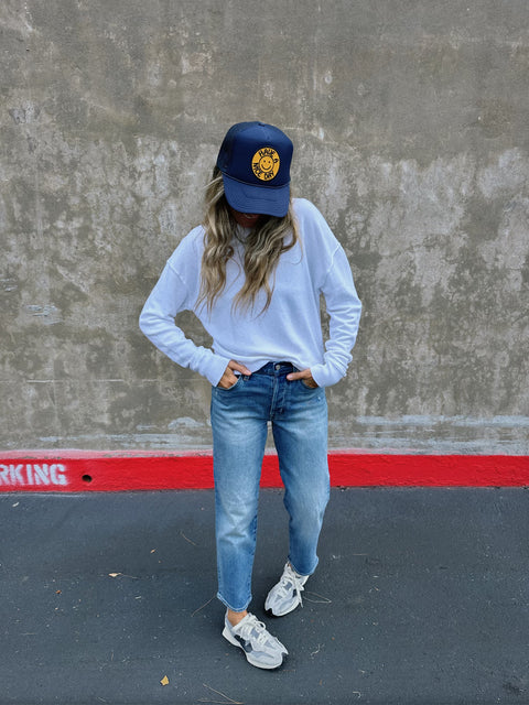 Charlie High Rise Classic Straight Ankle Denim