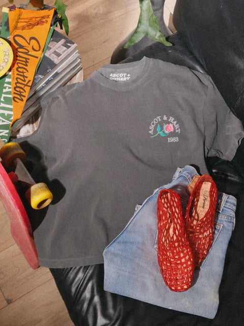A+H '83 Rose Crop Tee - ascot + hart