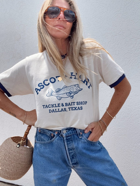 A+H Bait Shop Vintage Ringer - ascot + hart