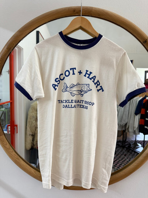 A+H Bait Shop Vintage Ringer - ascot + hart
