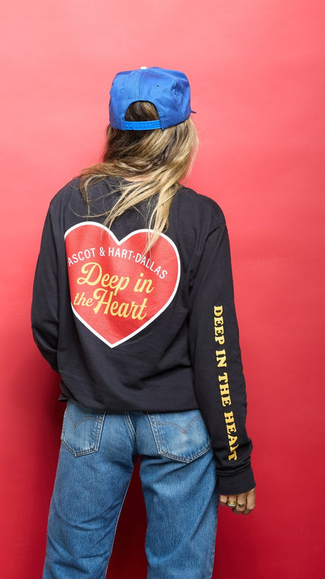 A+H Deep In The Heart Long Sleeve Tee - ascot + hart
