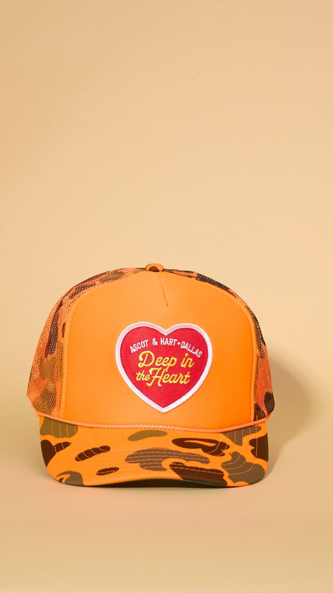 A+H Deep In The Heart Patch Trucker - ascot + hart