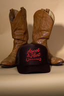 A+H Double Horseshoe Embroidered Trucker - ascot + hart