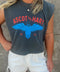 A+H Eagle Sleeveless Crop Tee - ascot + hart