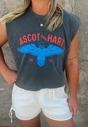 A+H Eagle Sleeveless Crop Tee - ascot + hart