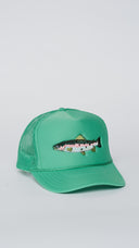 A+H Embroidered Trout Trucker - ascot + hart