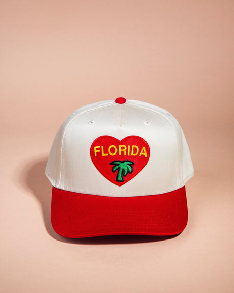 A+H Florida Heart Two Tone Hat - ascot + hart