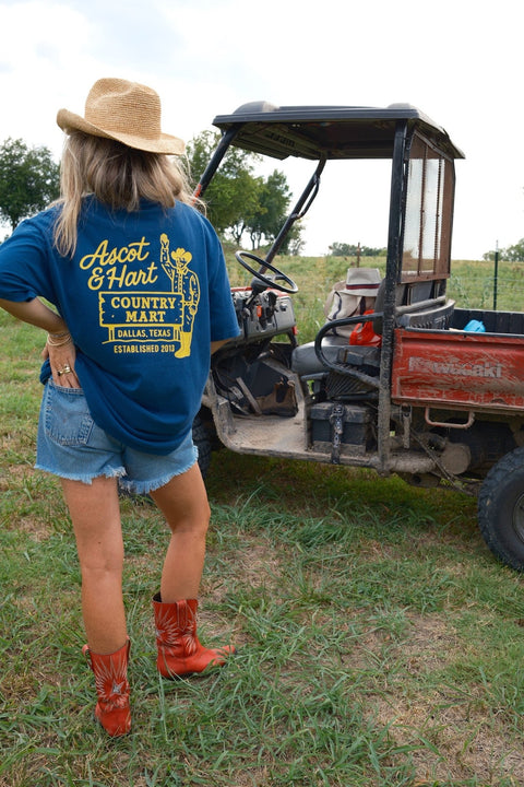 A+H Greetings From Dallas Tee - ascot + hart