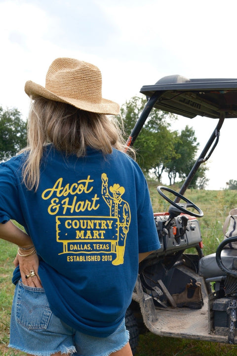 A+H Greetings From Dallas Tee - ascot + hart