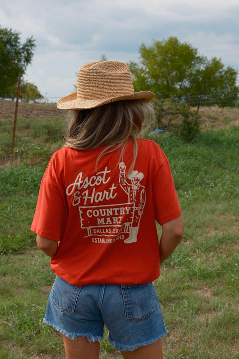 A+H Greetings From Dallas Tee - ascot + hart