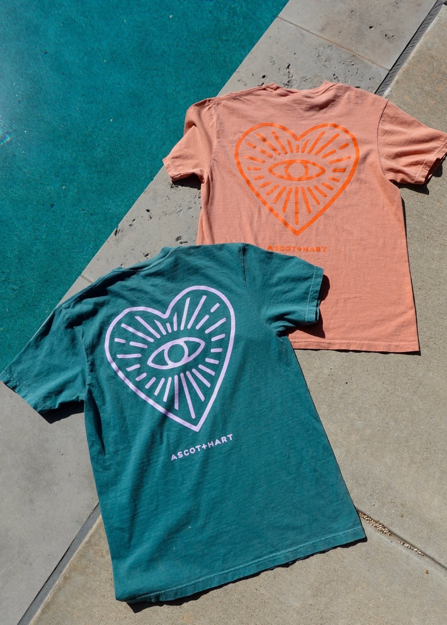A+H Heart Eye Logo Tee - ascot + hart