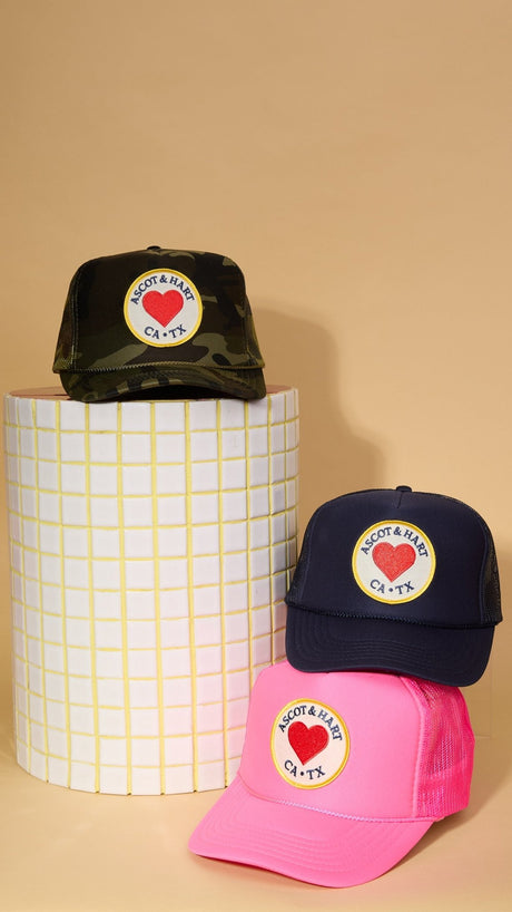 A+H Heart Patch Trucker - ascot + hart