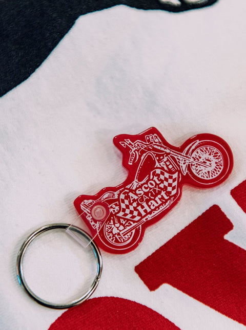 A+H Moto Vinyl Keychain - ascot + hart
