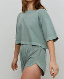 A+H Oversized Crop Tee - ascot + hart