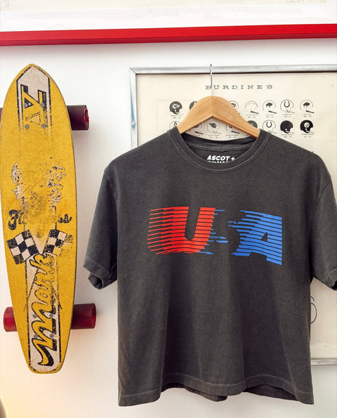 A+H Retro USA Crop Top - ascot + hart