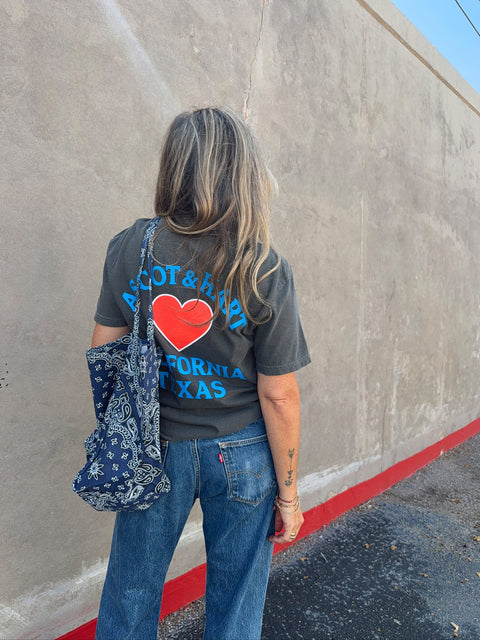 A+H Stroked Heart Tee - ascot + hart