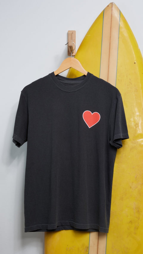 A+H Stroked Heart Tee - ascot + hart
