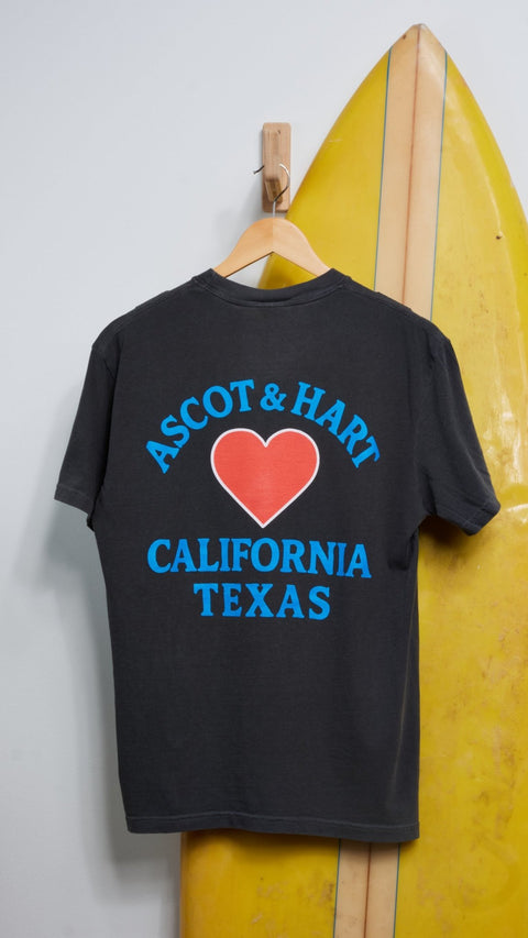 A+H Stroked Heart Tee - ascot + hart